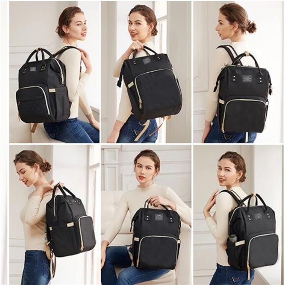 Diaper Bag with Changing Station,Diaper Bag Backpack,7 in 1 Travel Diaper Bag main image 6